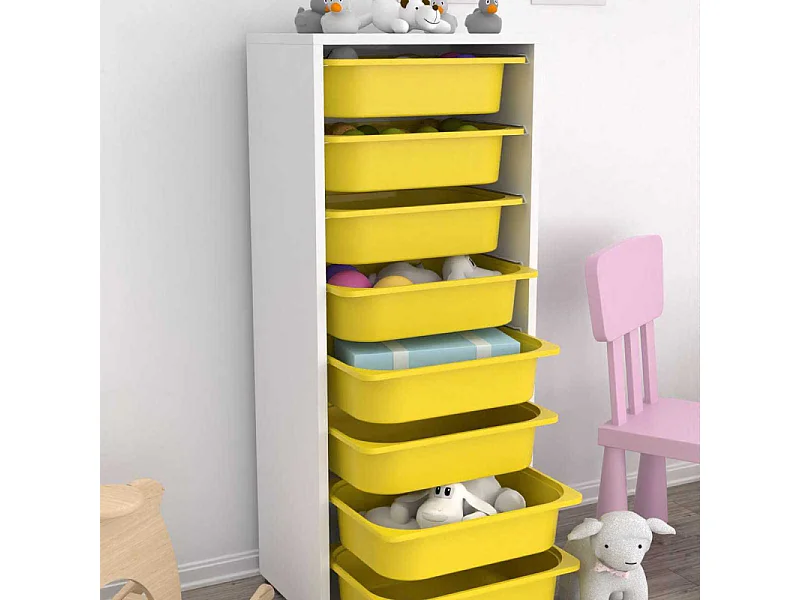 Meuble de rangement 8 tiroirs Cara