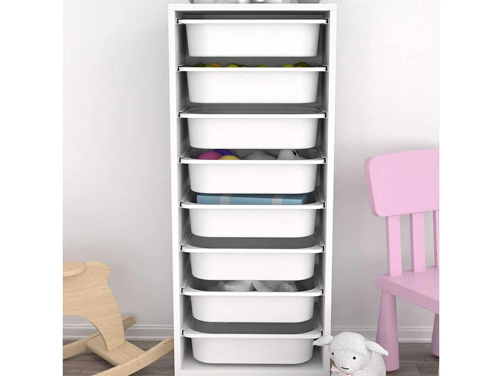 Meuble de rangement 8 tiroirs Cara