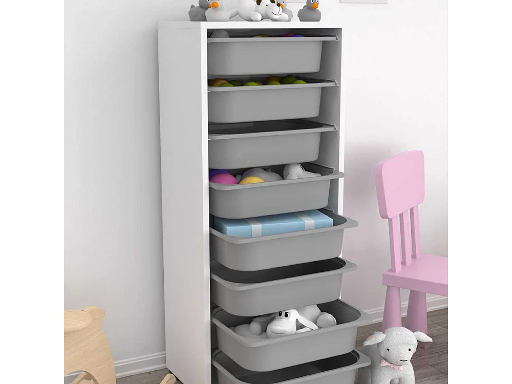 Meuble de rangement 8 tiroirs Cara