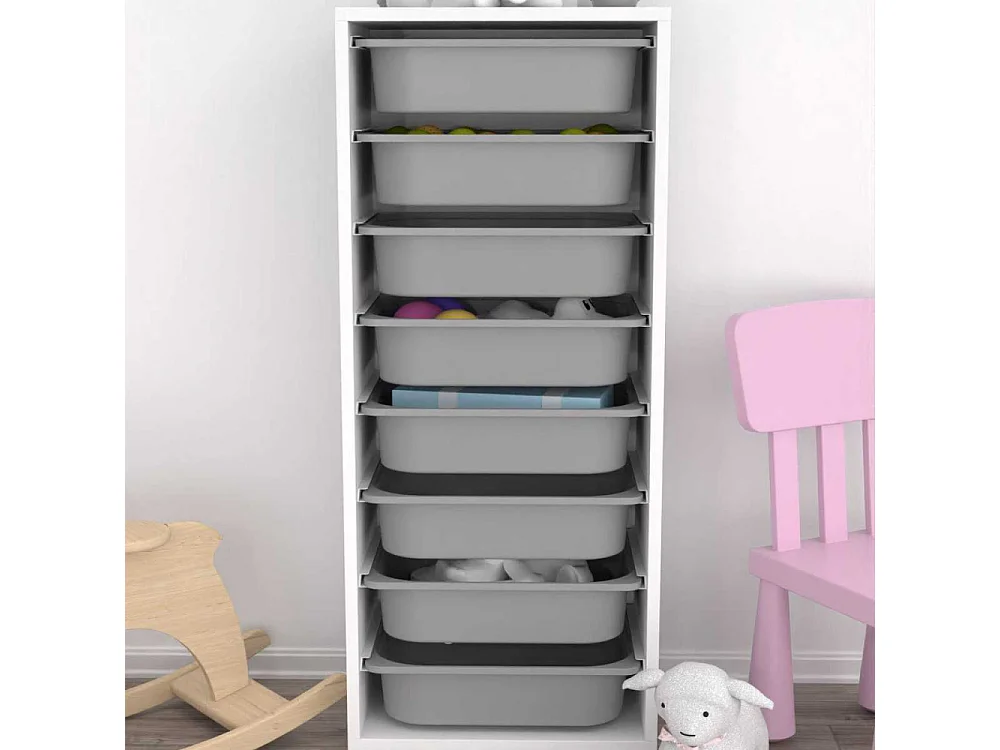 Meuble de rangement 8 tiroirs Cara