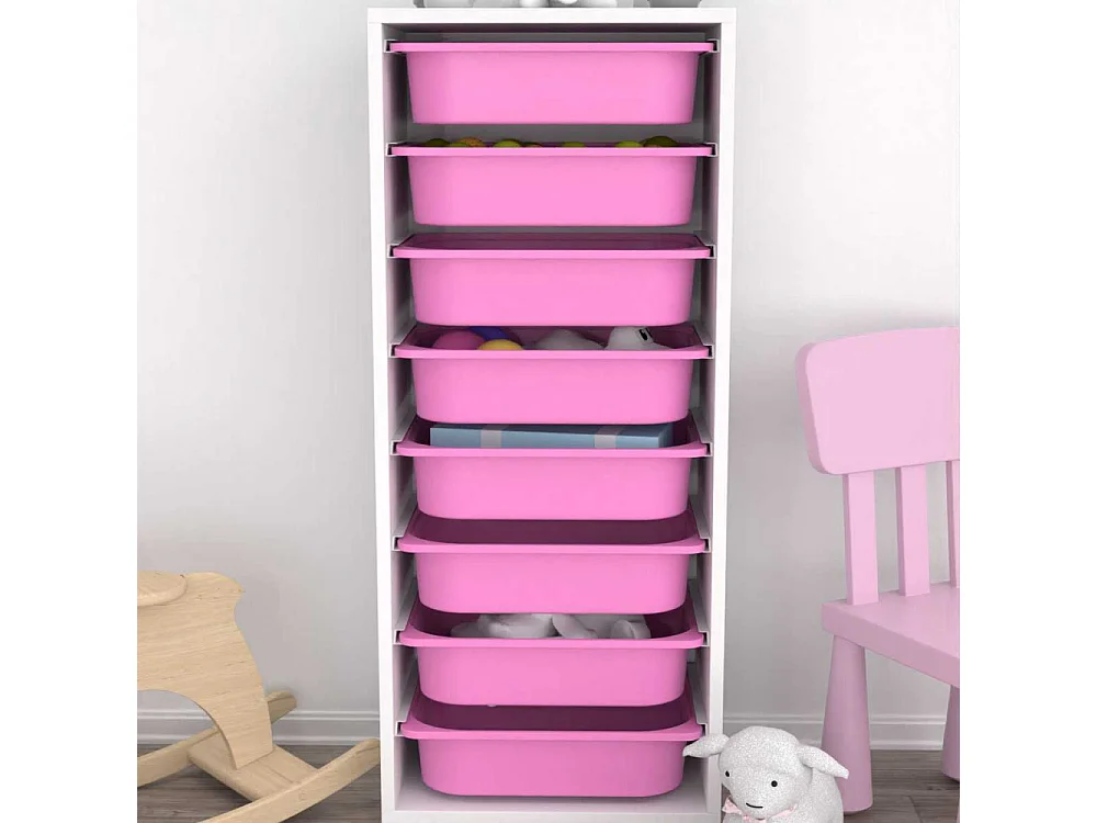 Meuble de rangement 8 tiroirs Cara