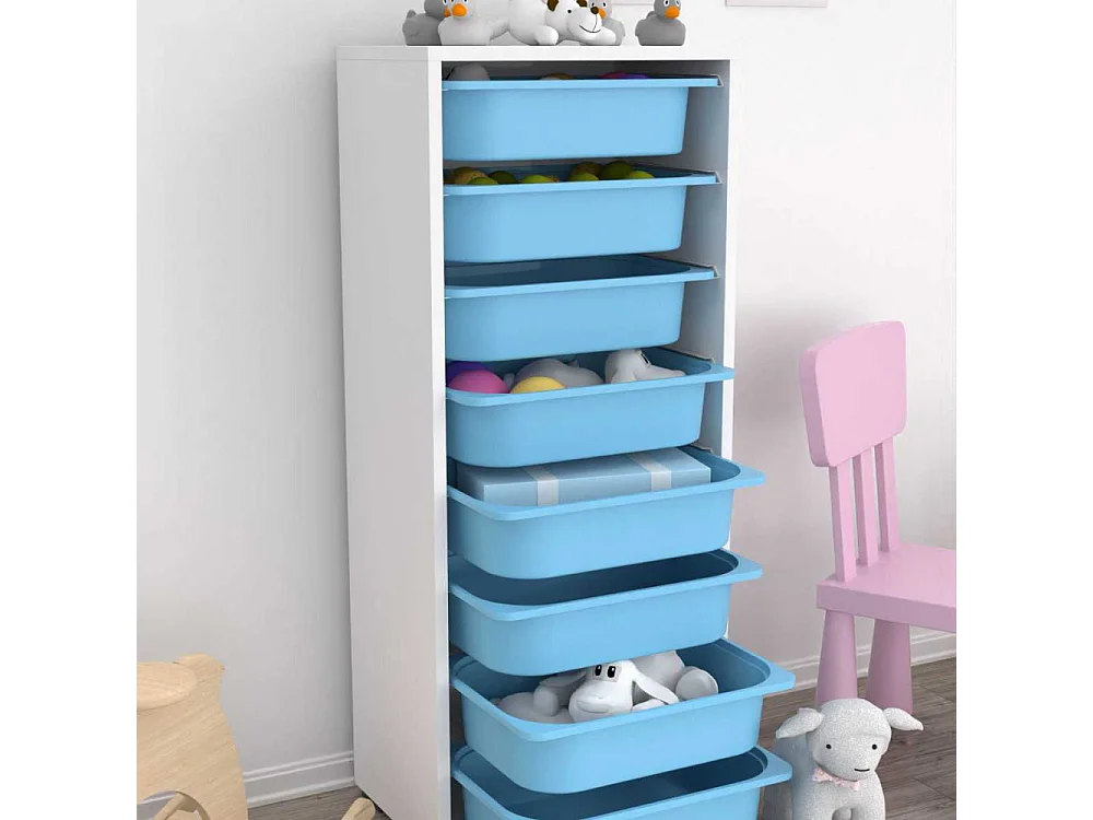 Meuble de rangement 8 tiroirs Cara