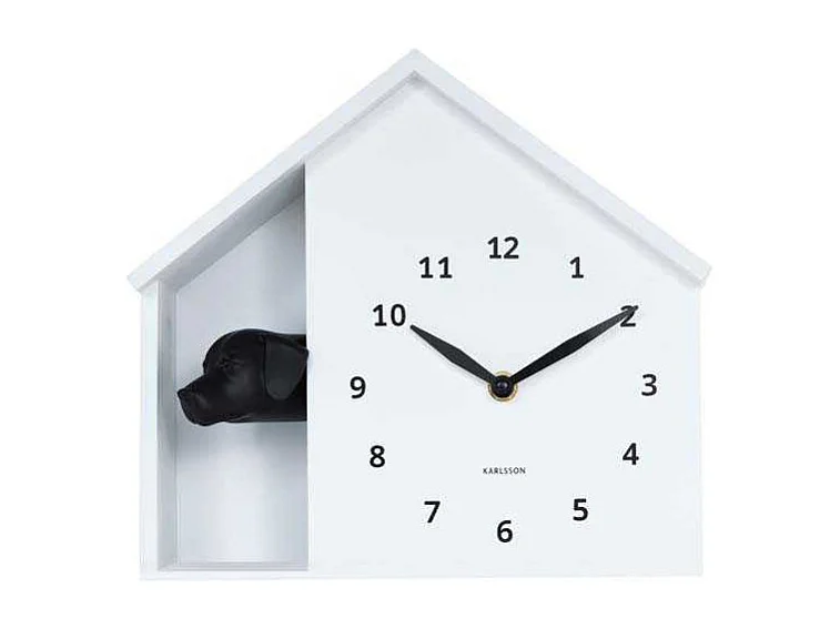 Horloge à poser Peeking Doggy