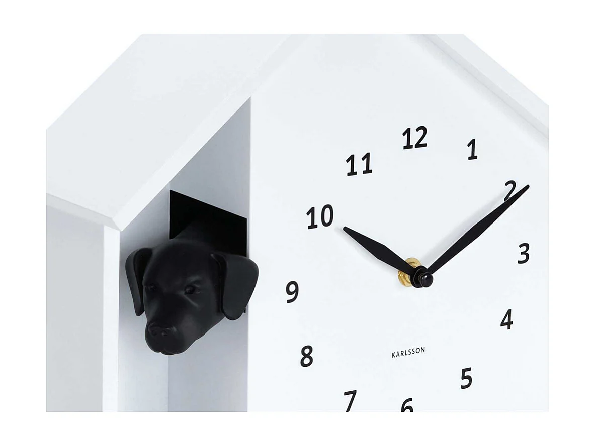 Horloge à poser Peeking Doggy