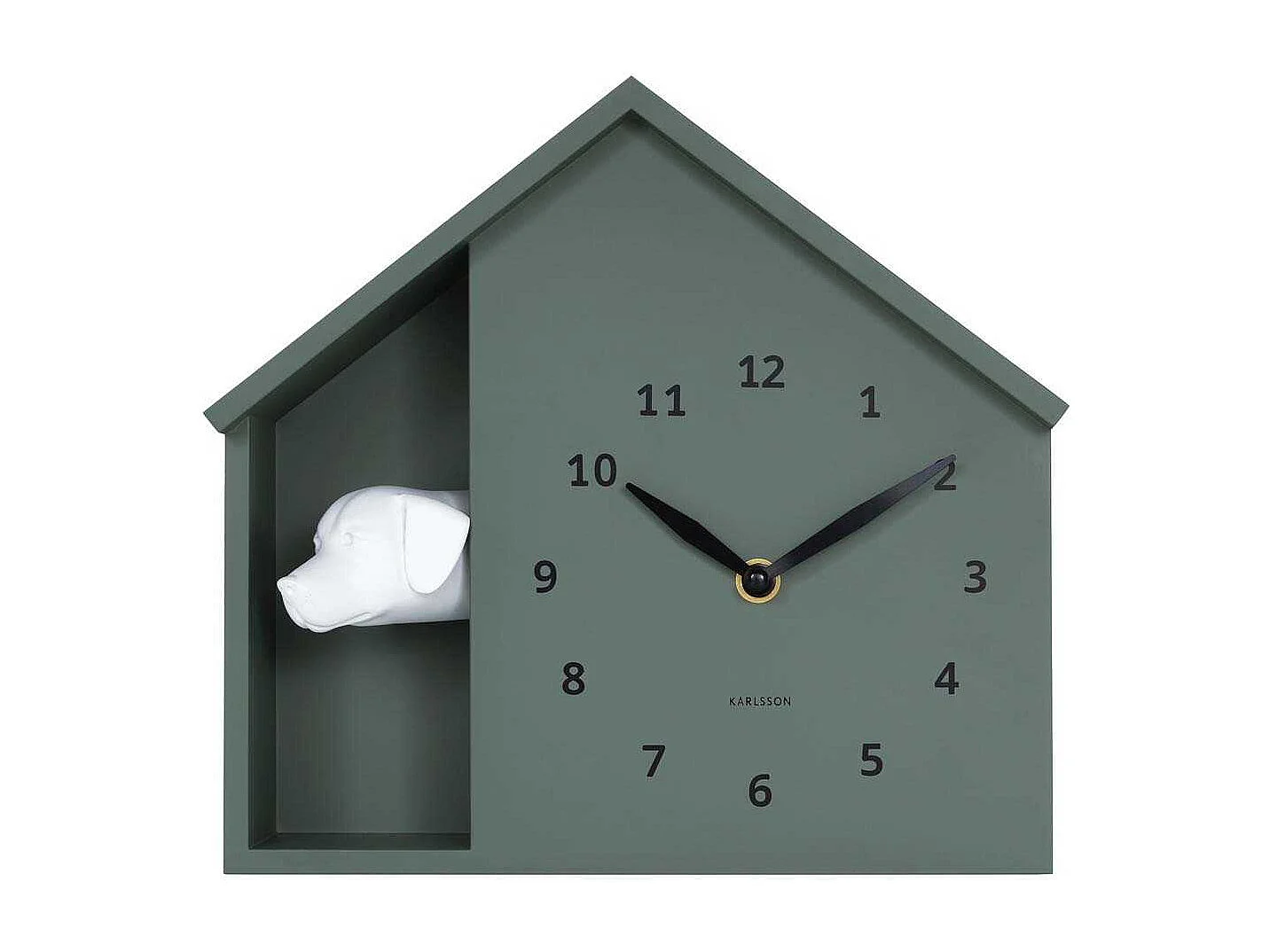 Horloge à poser Peeking Doggy