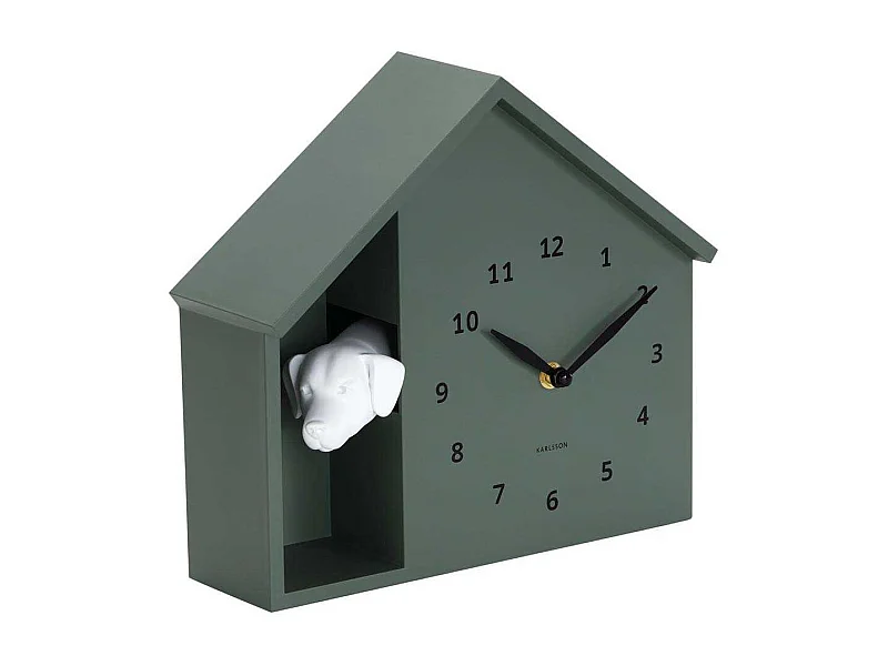 Horloge à poser Peeking Doggy