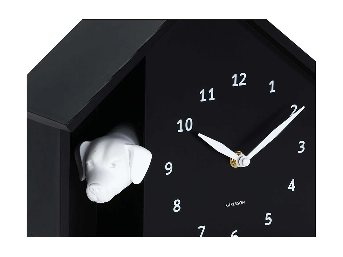 Horloge à poser Peeking Doggy