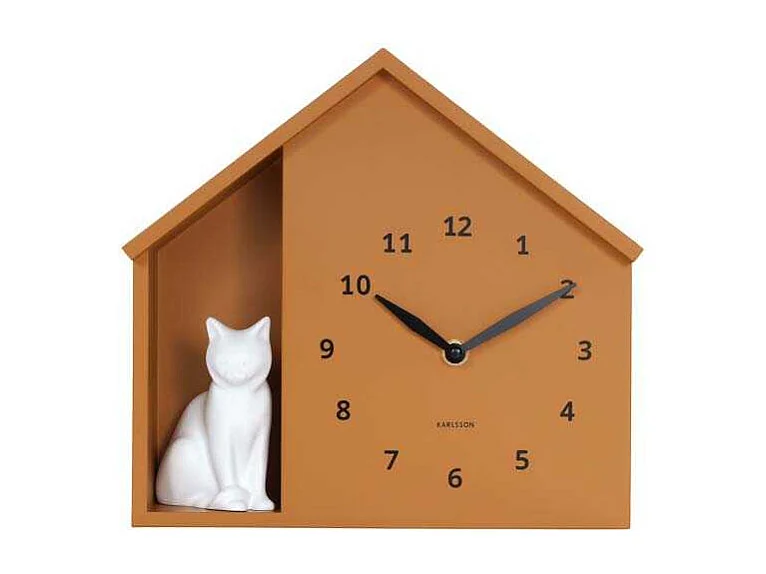 Horloge à poser Siting cat