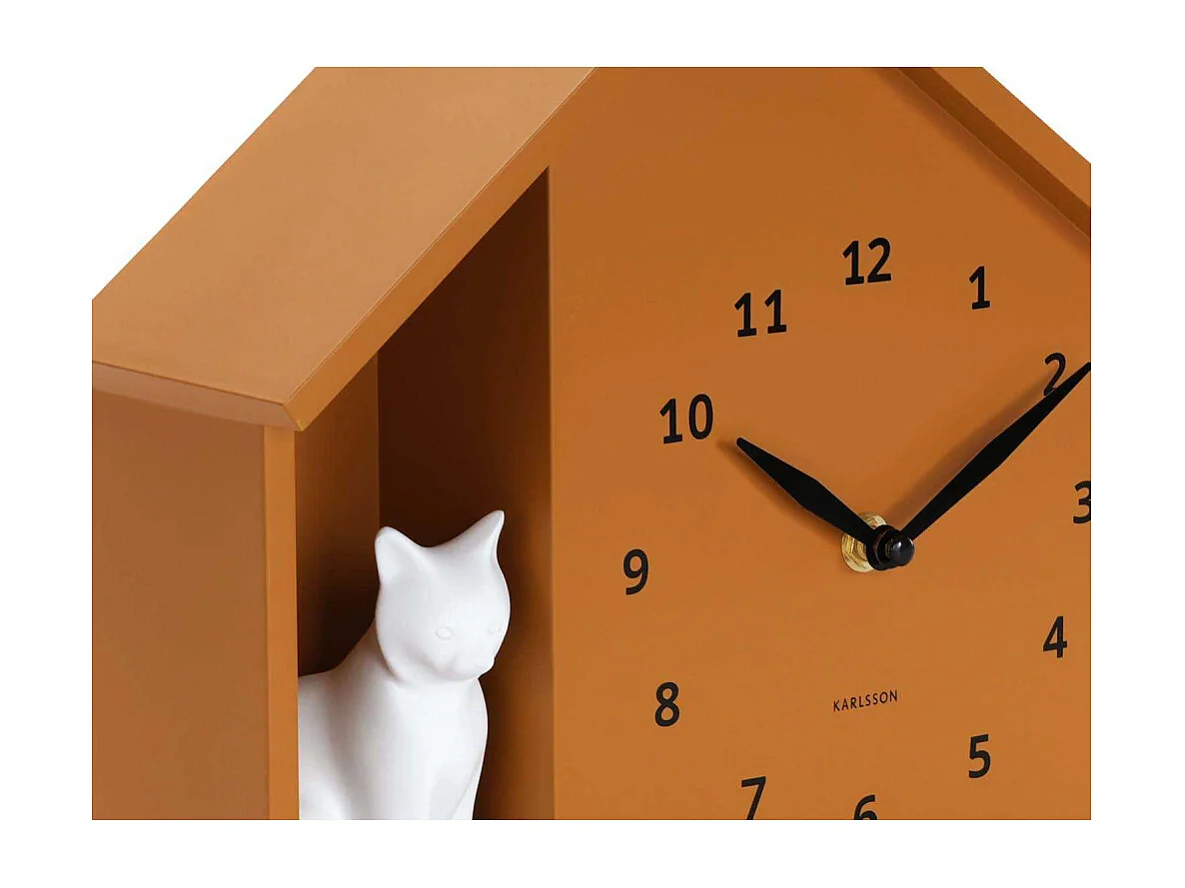 Horloge à poser Siting cat