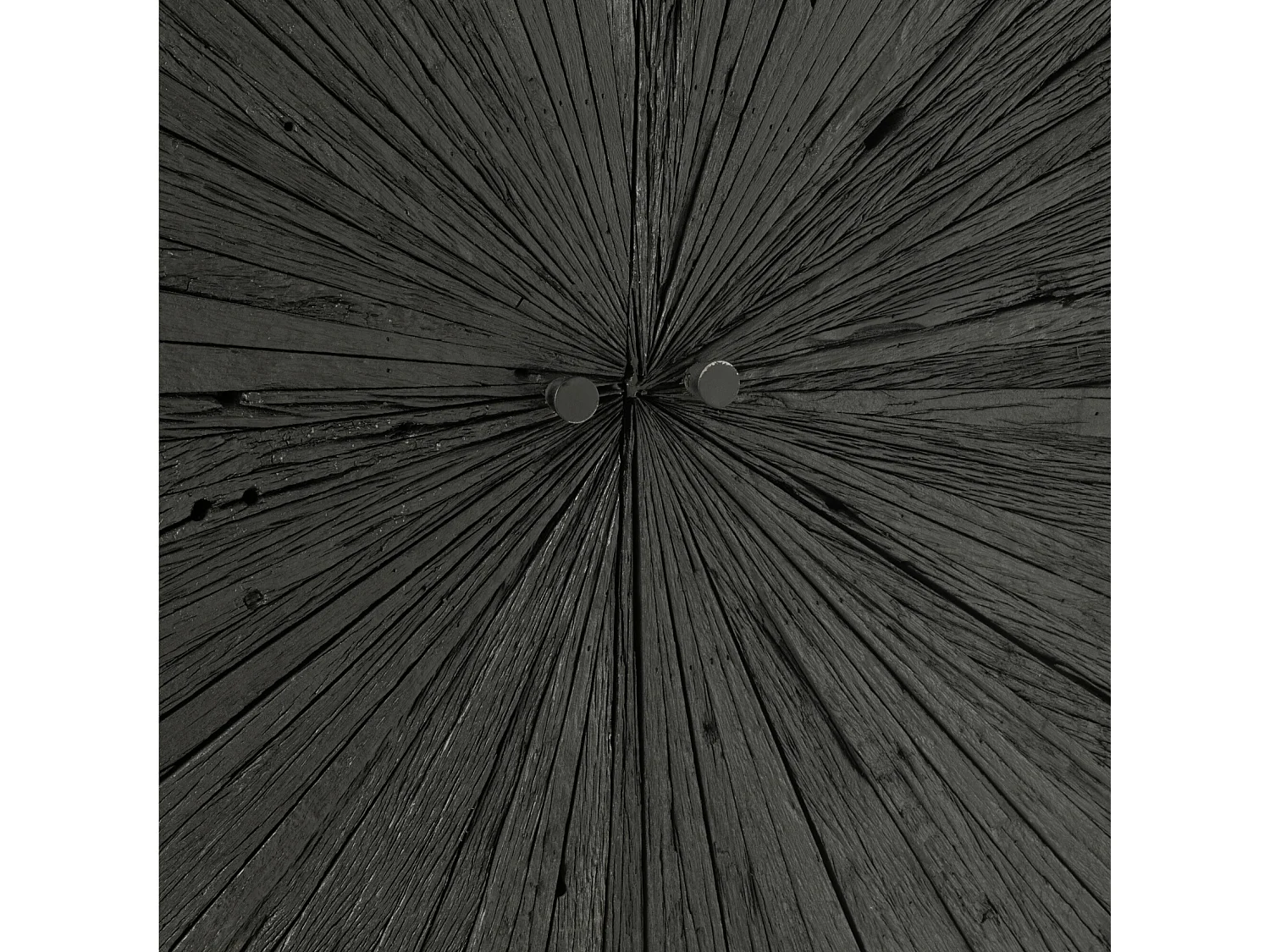 Commode 2 Portes en Bois "Shanil" 162cm Noir