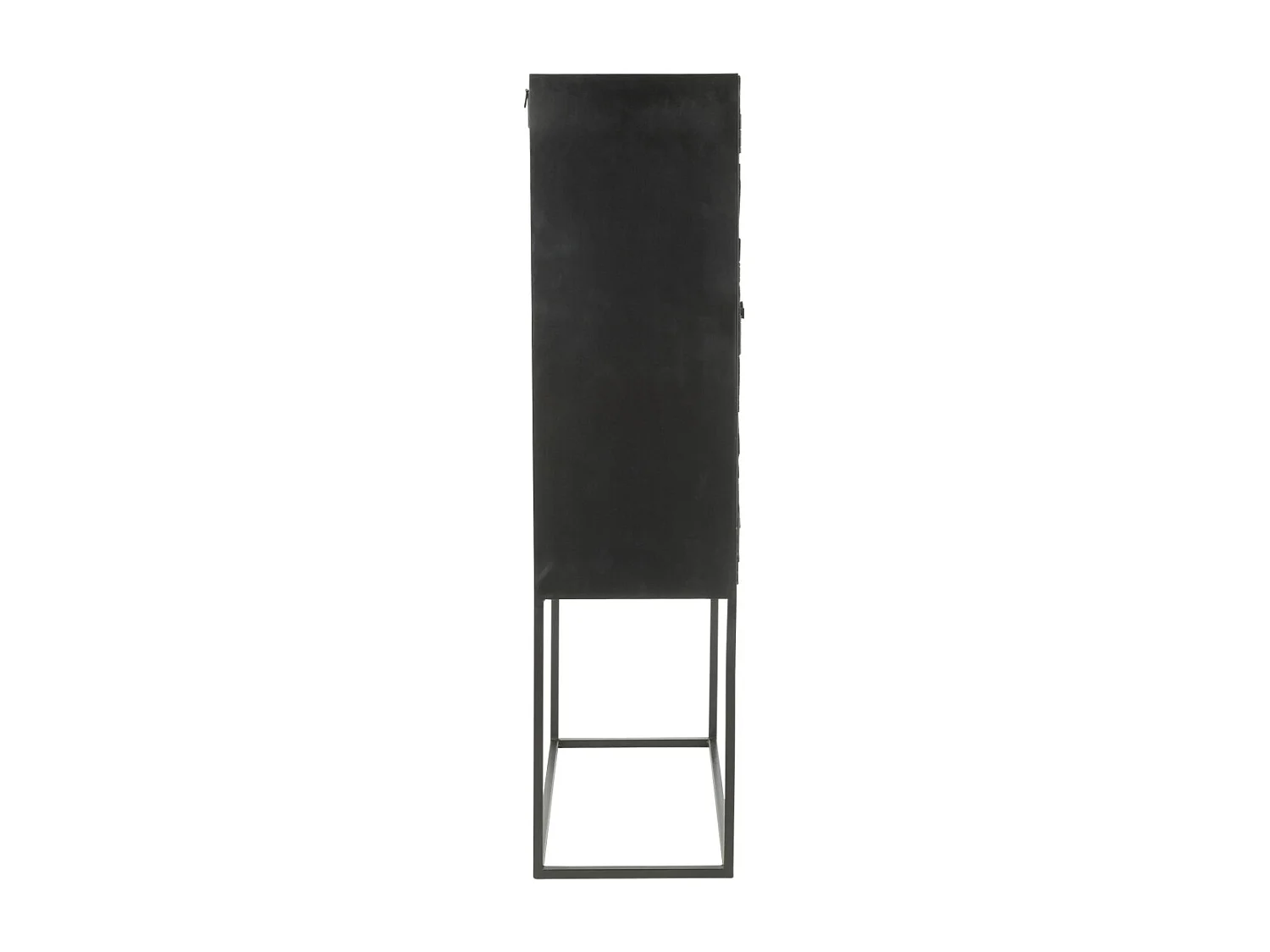 Commode 2 Portes en Bois "Shanil" 162cm Noir