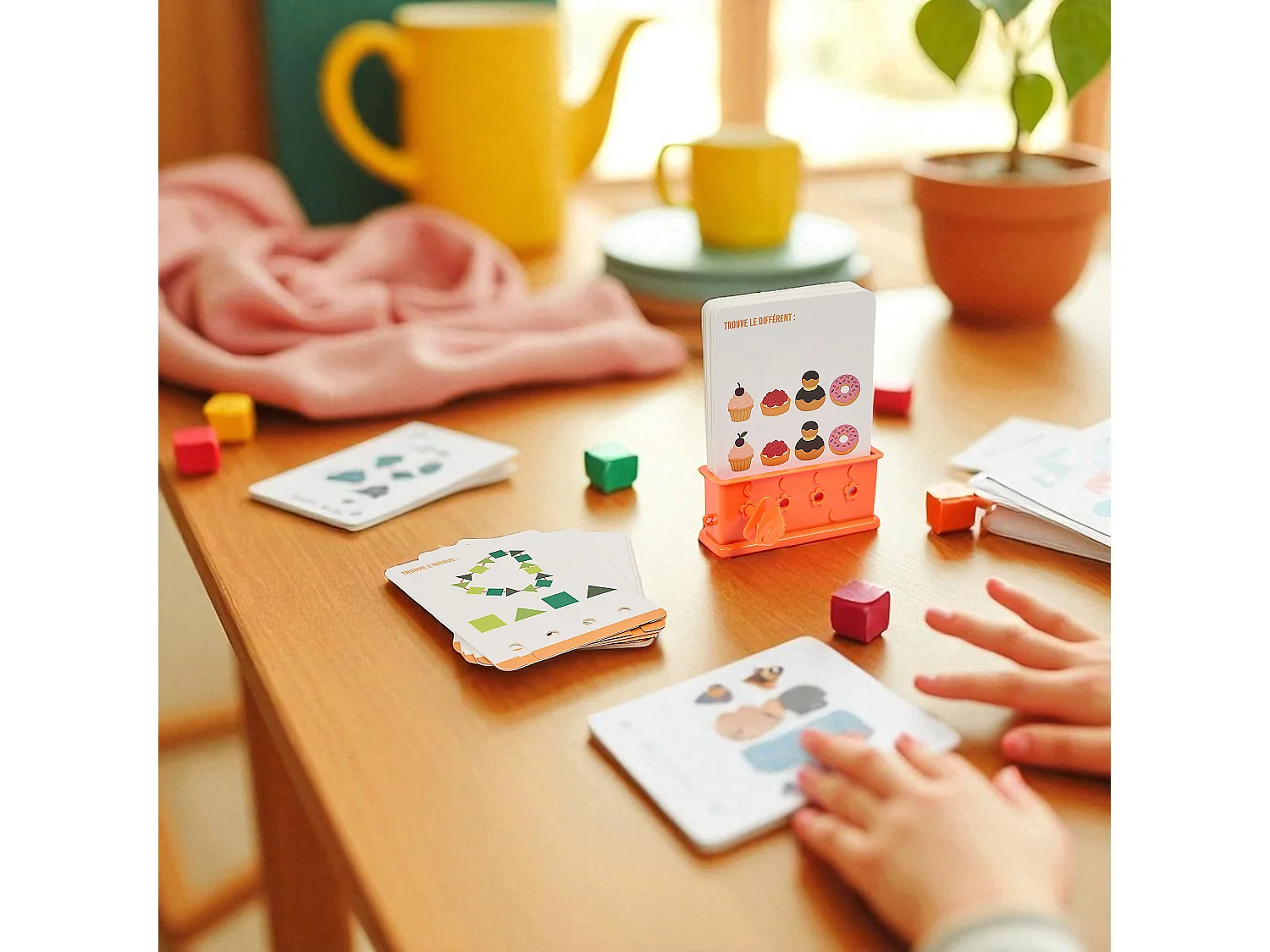 Boite De Jeux Educatifs 4 En 1 Multicolore