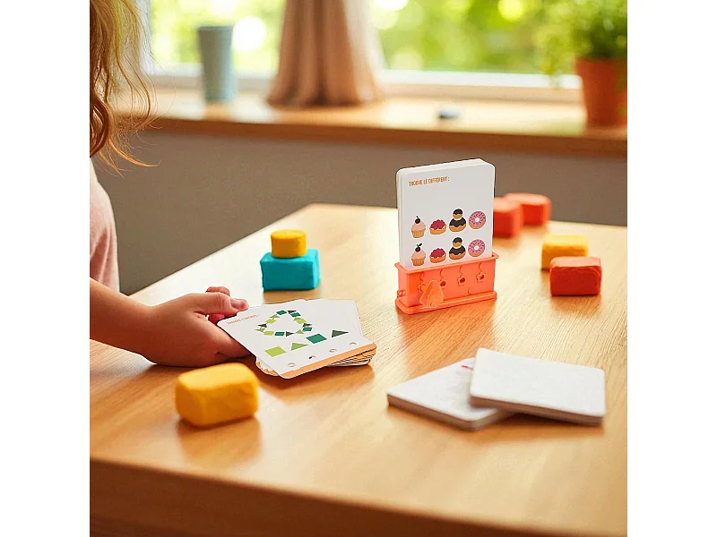 Boite De Jeux Educatifs 4 En 1 Multicolore