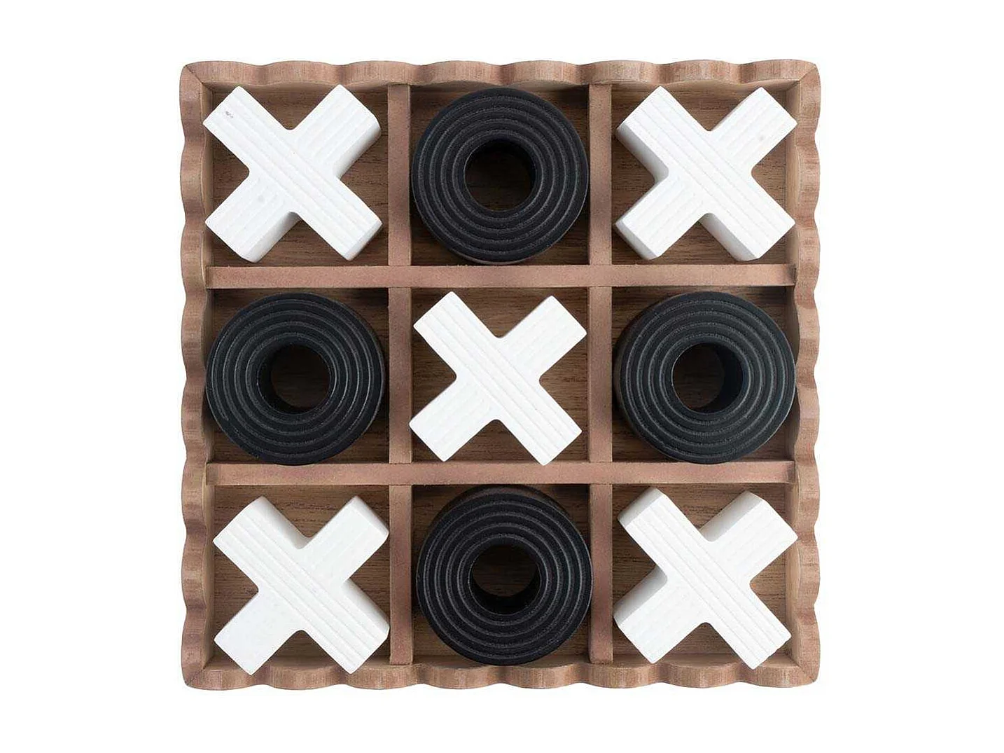 Jeu de morpion en MDF Tic Tac