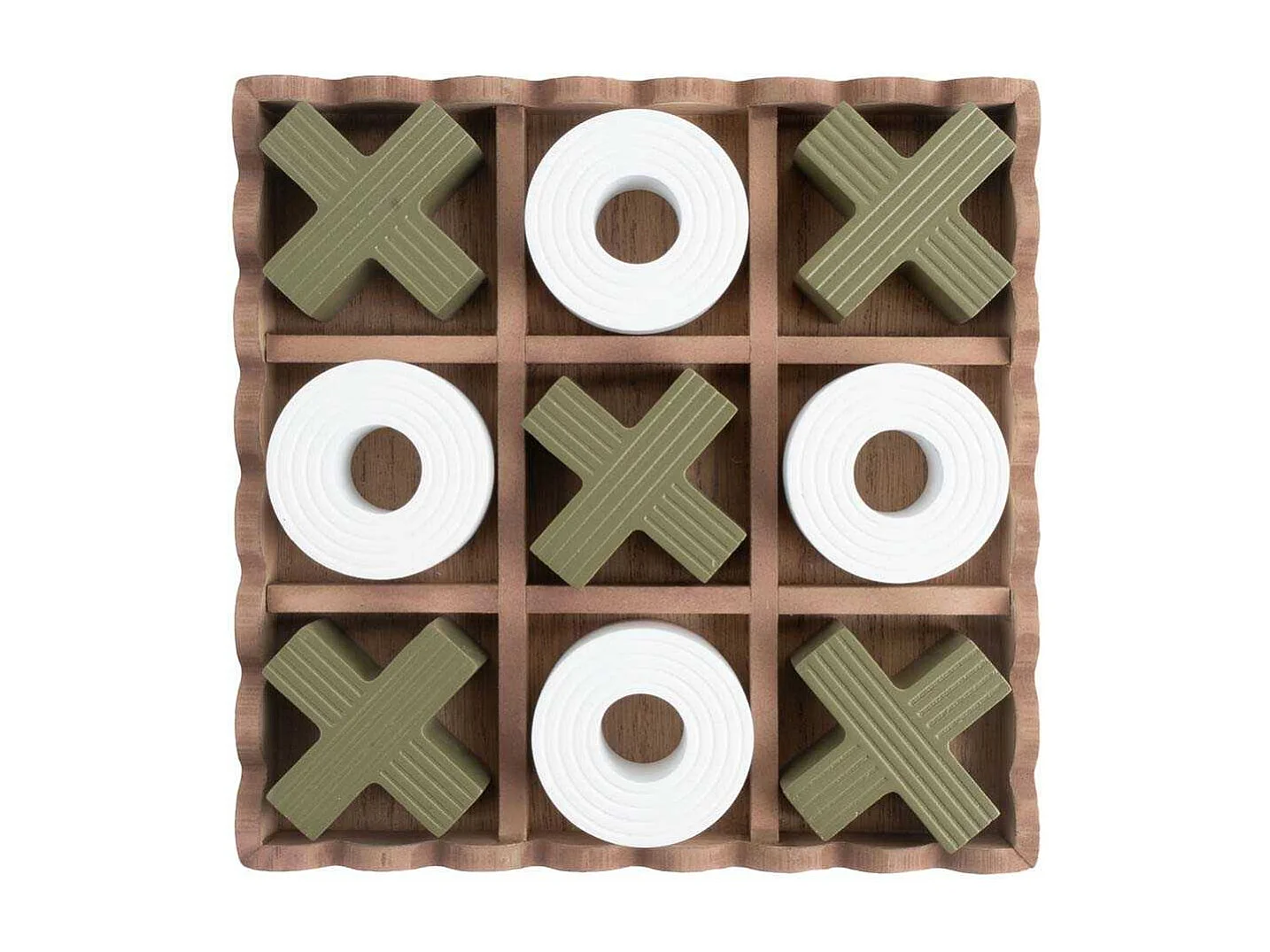 Jeu de morpion en MDF Tic Tac