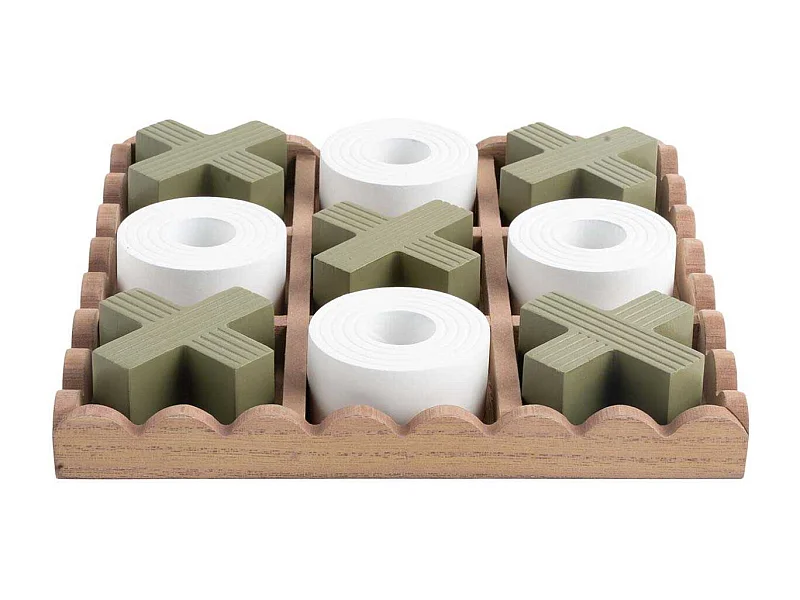 Jeu de morpion en MDF Tic Tac