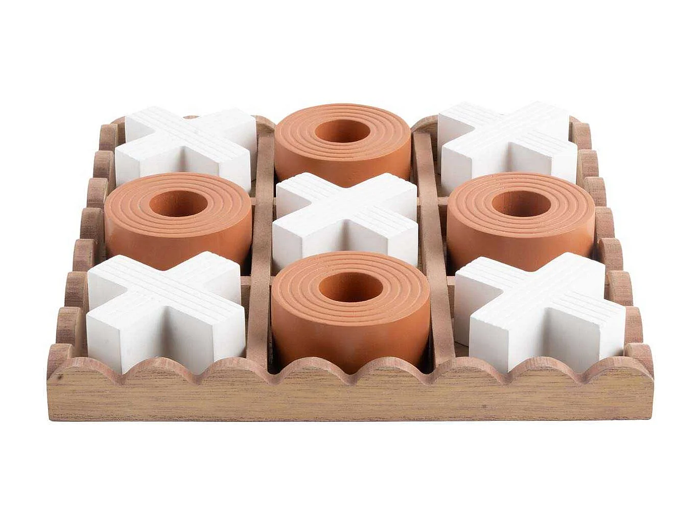 Jeu de morpion en MDF Tic Tac