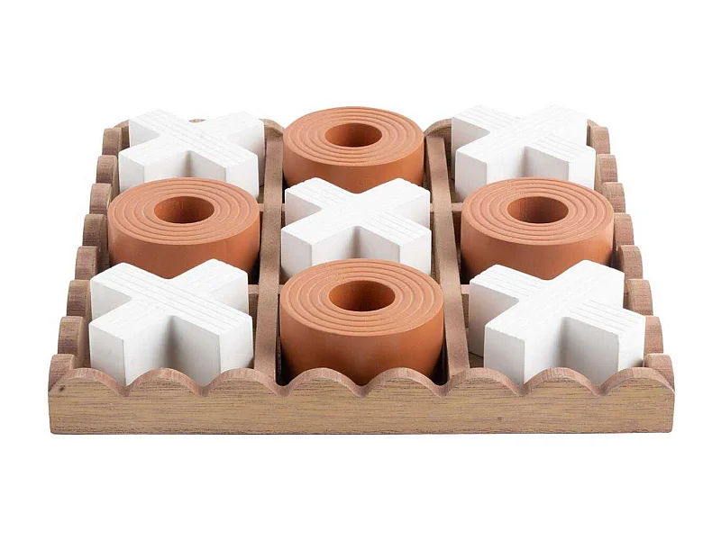 Jeu de morpion en MDF Tic Tac