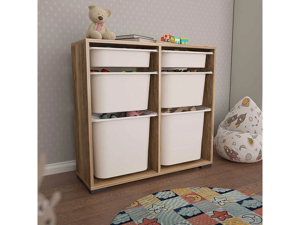 Meuble de rangement 6 tiroirs Carla