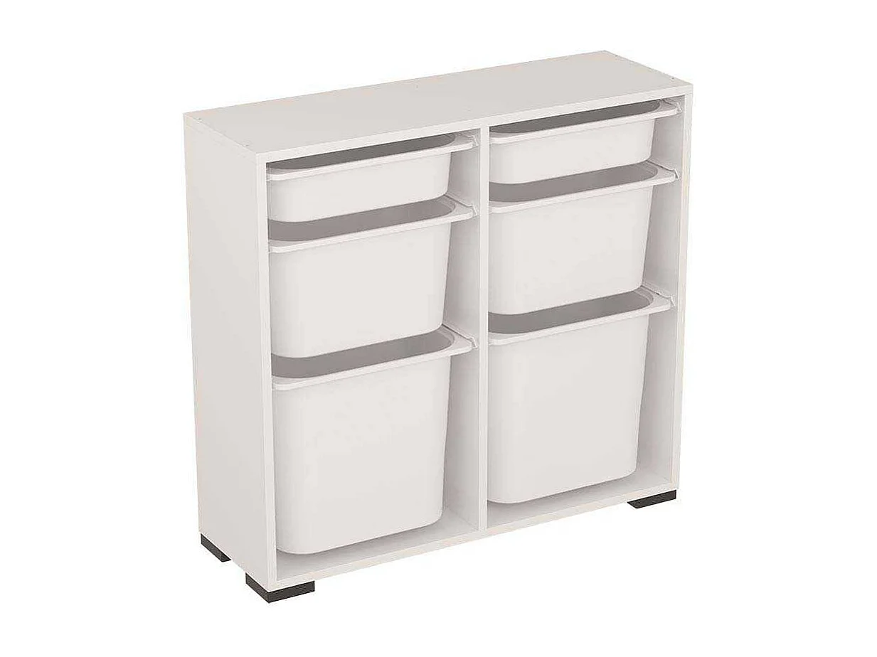 Meuble de rangement 6 tiroirs Carla