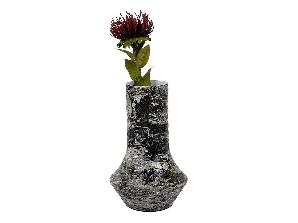 Vase en métal Mosaic Marble
