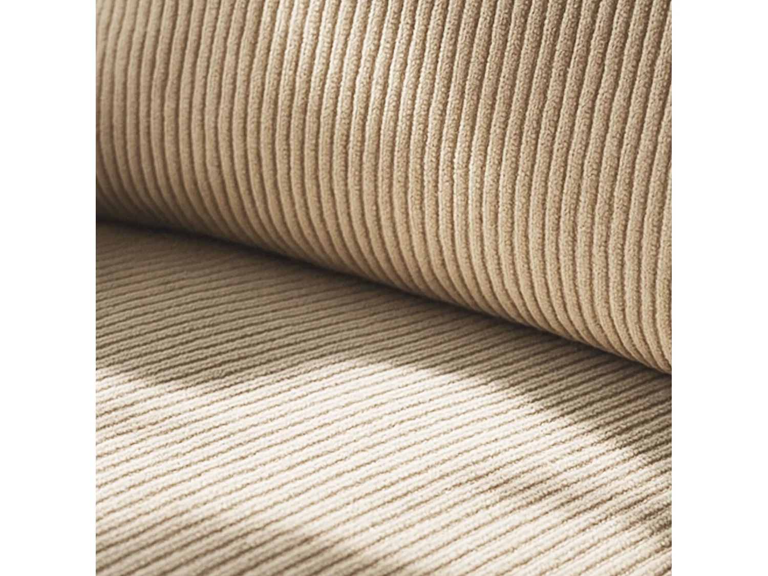 Canapé droit convertible LAYALI + 4 pl, déhoussable