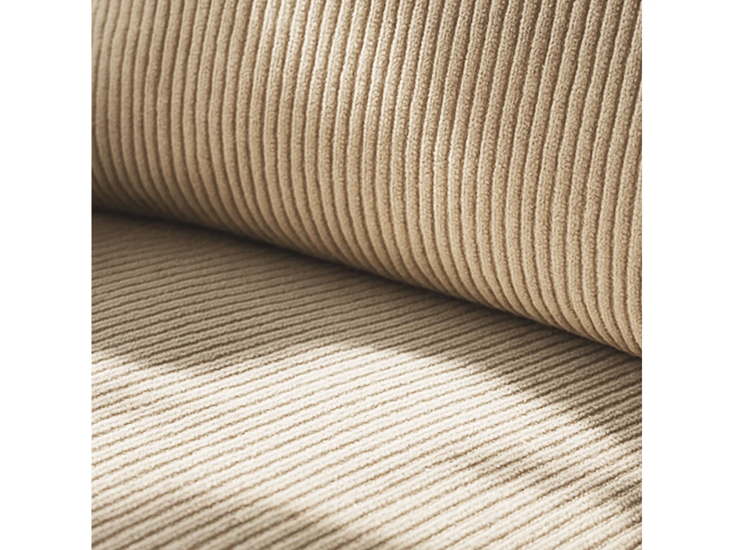 Canapé droit convertible LAYALI + 4 pl, déhoussable