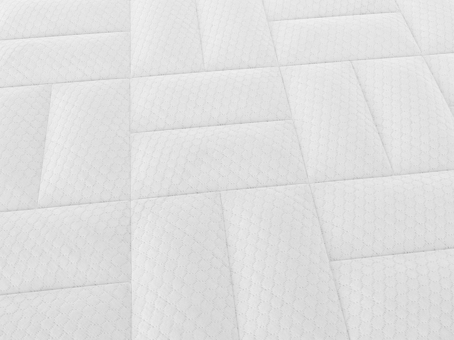 Ensemble 160 x 200 cm sommier coffre blanc + matelas mousse et gel à mémoire de forme 7 zones ép 22cm - SOMIRA de YSMÉE