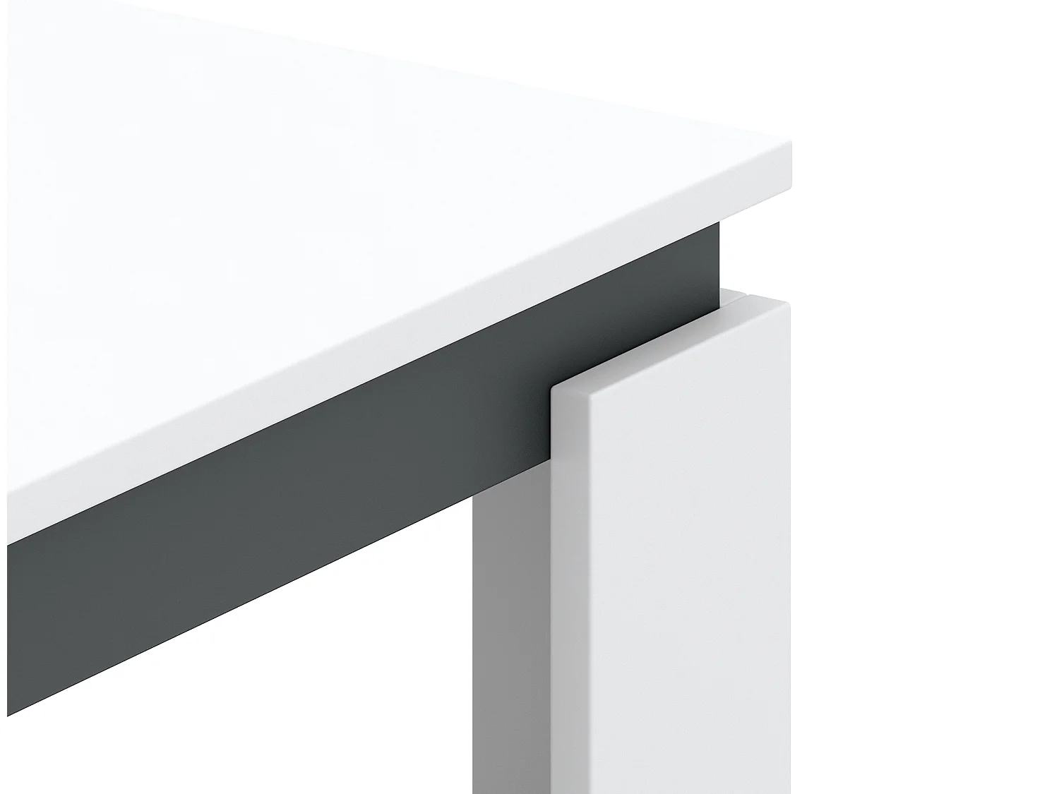 Table basse Tinto blanc / anthracite