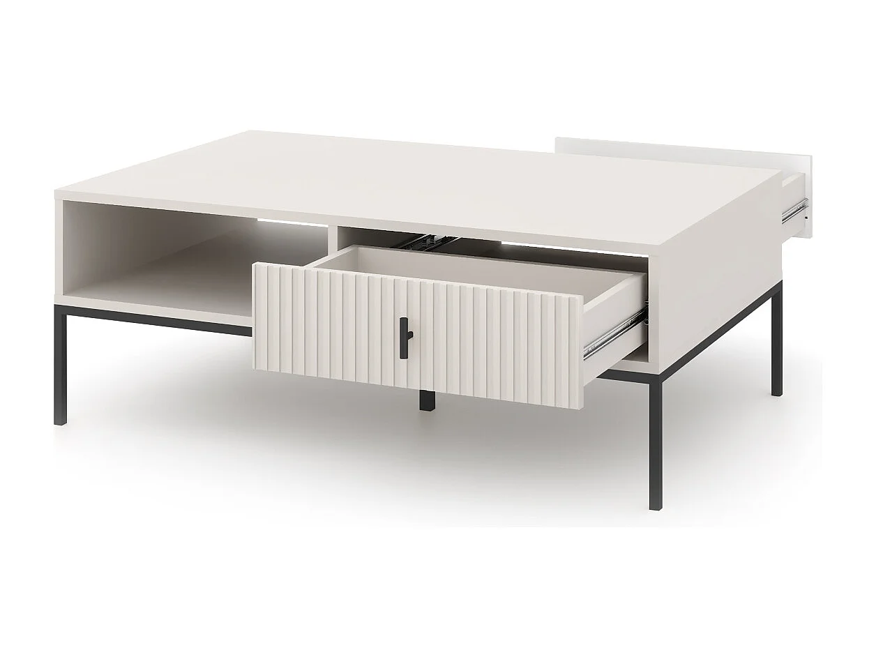 Salontafel Maggiore kasjmier / zwart / zwart