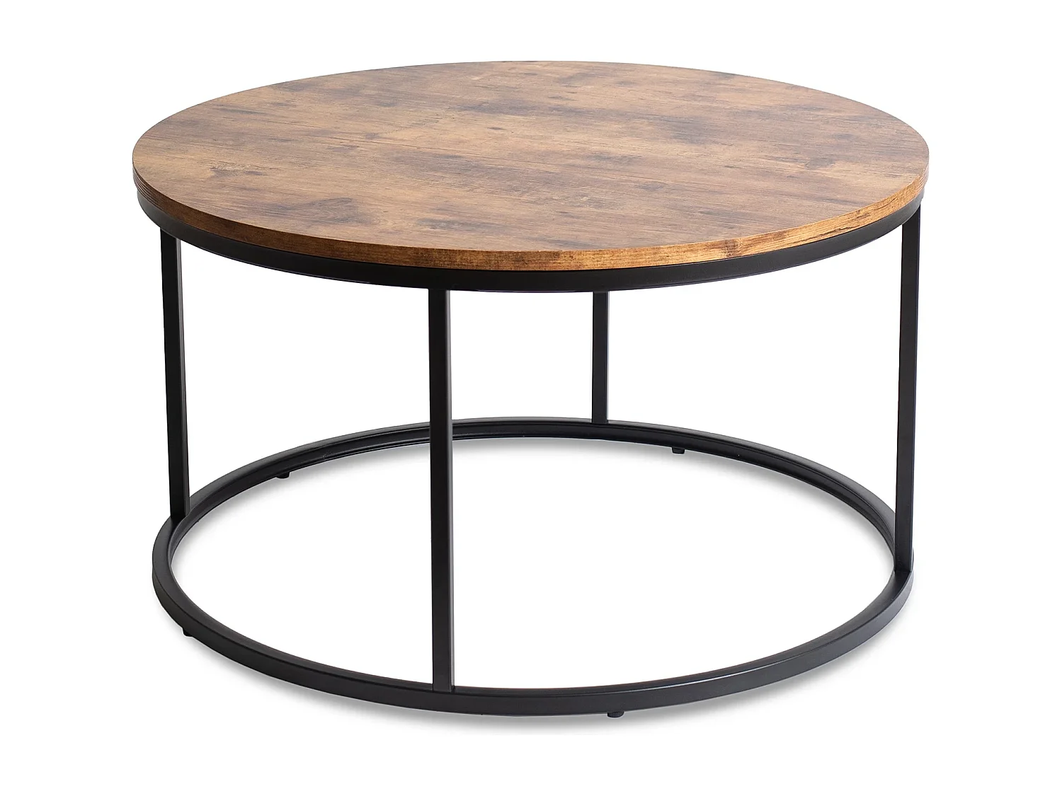 Tavolino da caffè Tim Max Rovere Rustico