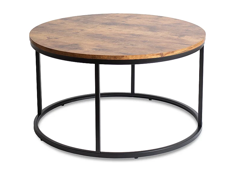 Tavolino da caffè Tim Max Rovere Rustico