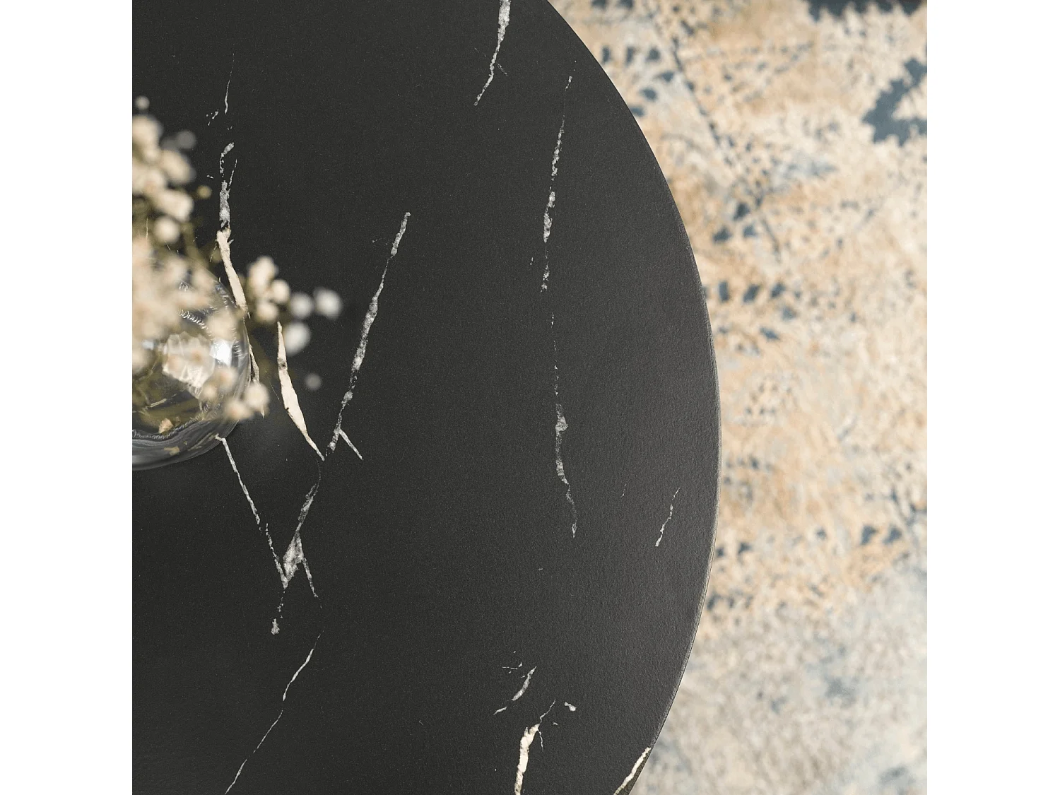 Ensemble de tables basses Mauro Marbre Noir