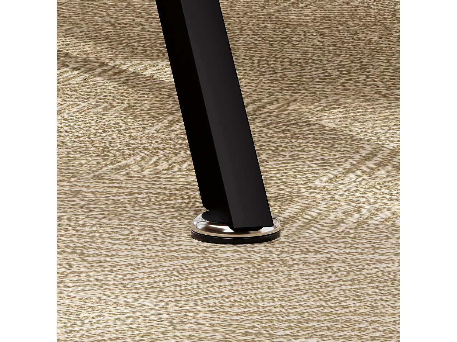 URBAN MEUBLE Table de salle à manger ronde vintage effet bois marron rustique 90*90cm