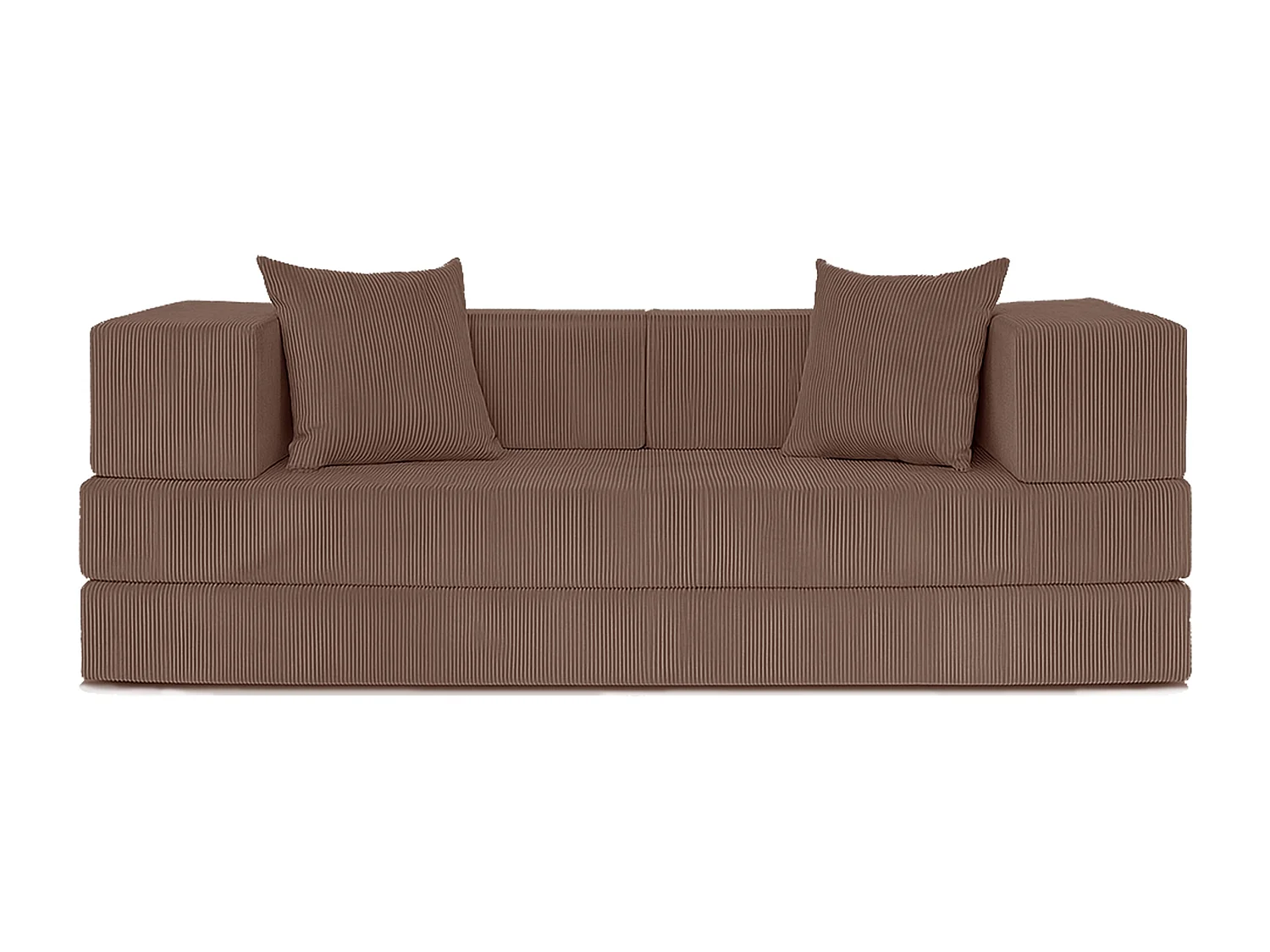 Canapé droit convertible FLEXIMOOD 3 pl, déhoussable