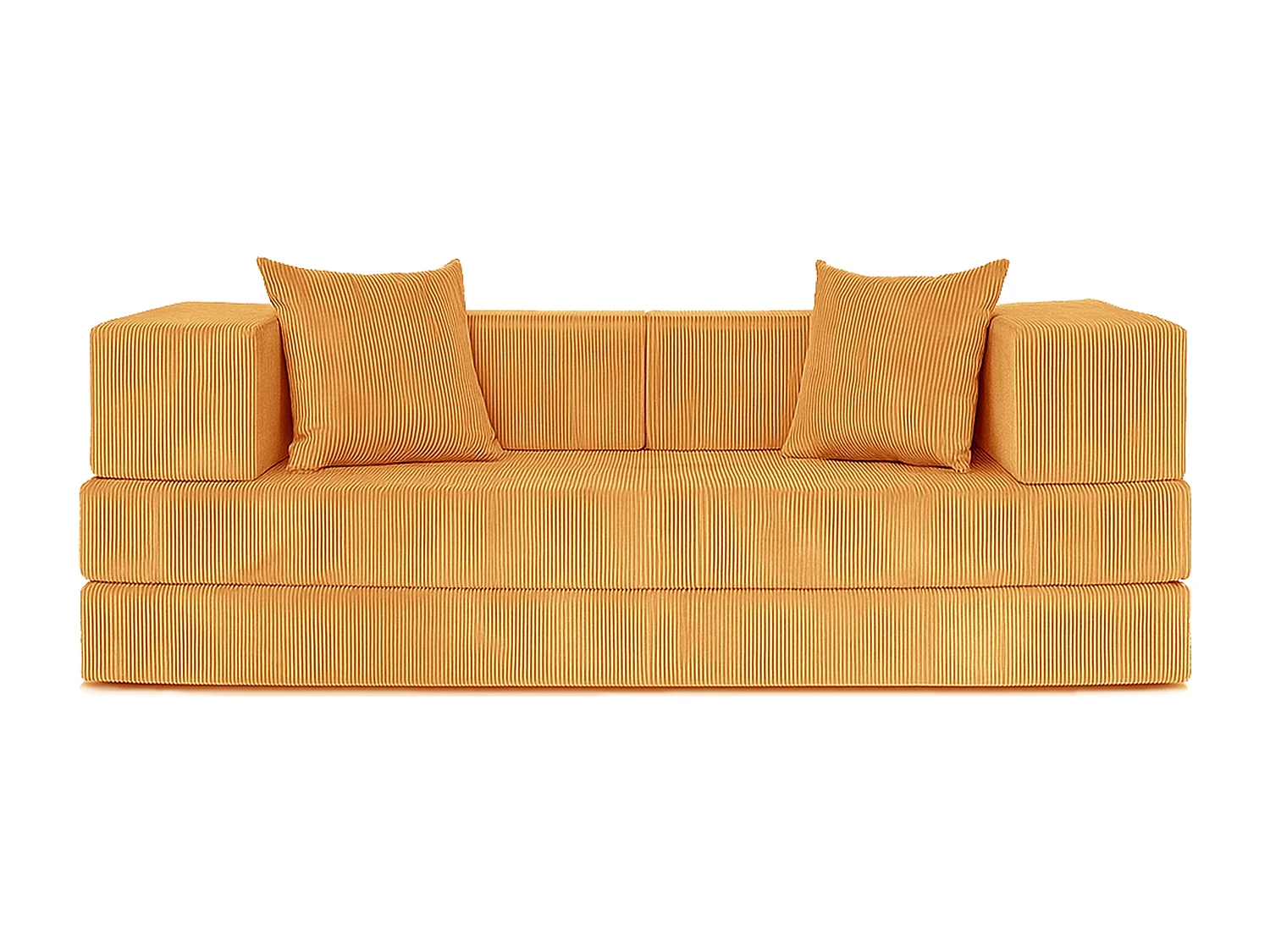 Canapé droit convertible FLEXIMOOD 3 pl, déhoussable