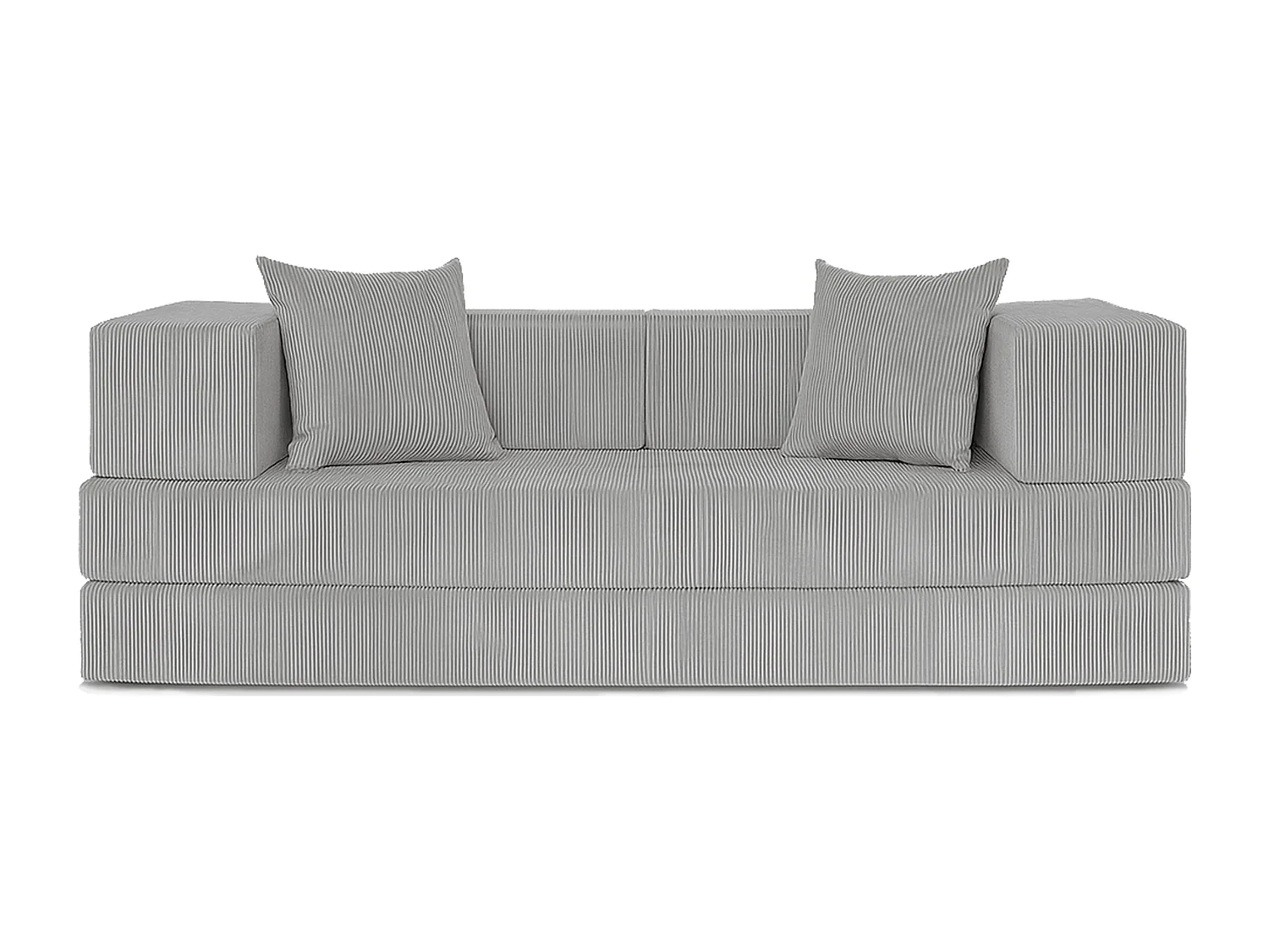 Canapé droit convertible FLEXIMOOD 3 pl, déhoussable