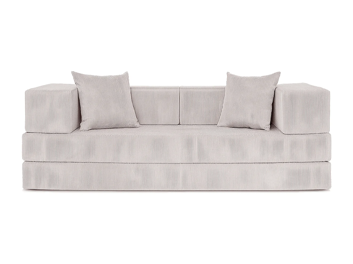 Canapé droit convertible FLEXIMOOD 3 pl, déhoussable