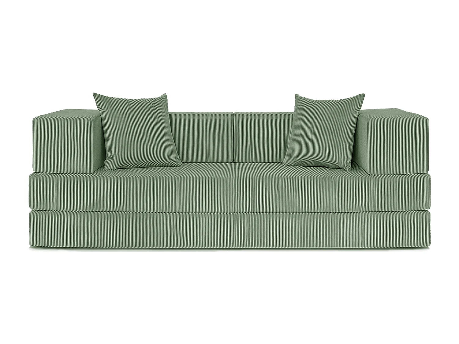 Canapé droit convertible FLEXIMOOD 3 pl, déhoussable