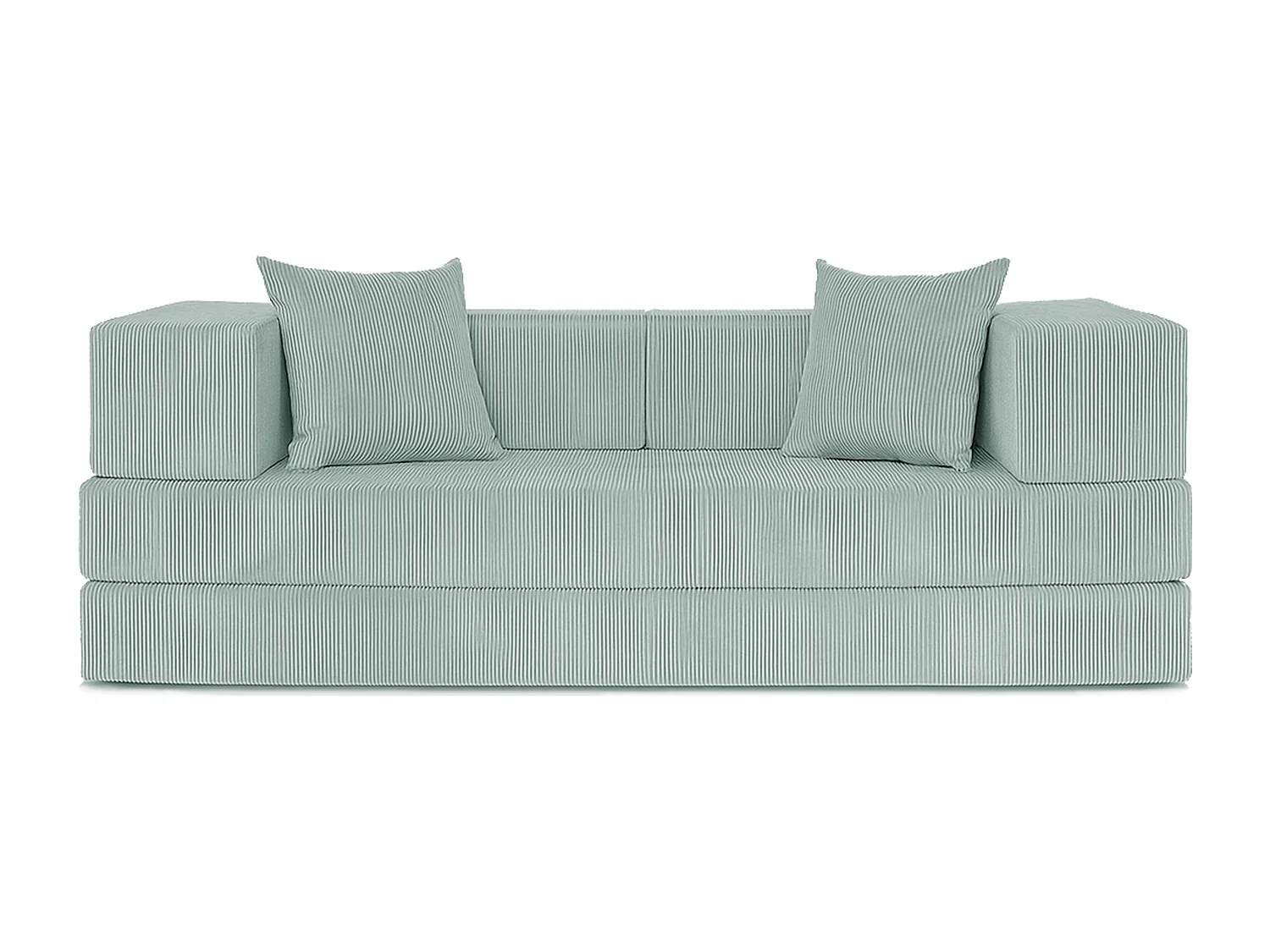 Canapé droit convertible FLEXIMOOD 3 pl, déhoussable