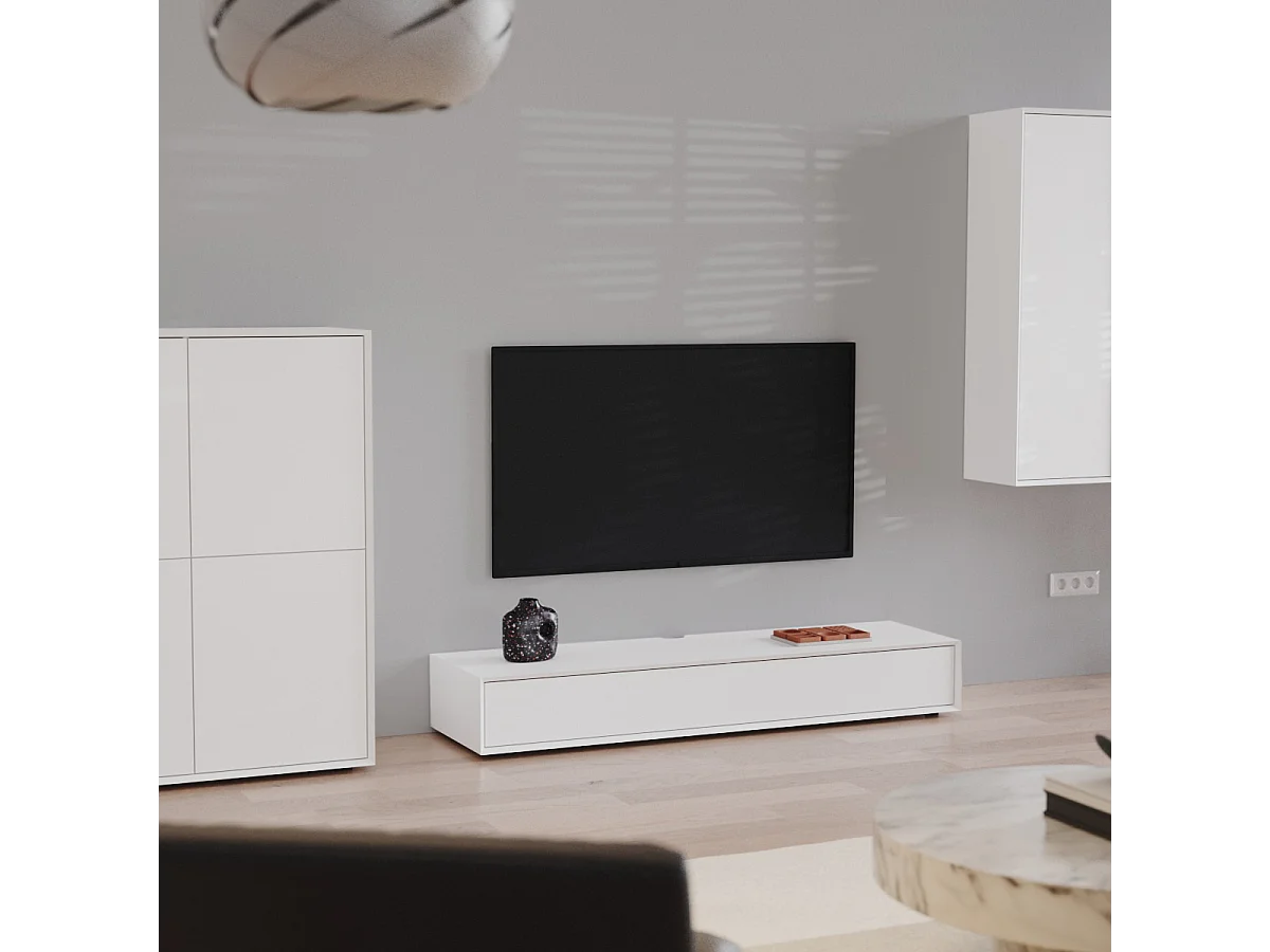 Mobile TV con 1 abbattente L160 cm - ORÉLIA