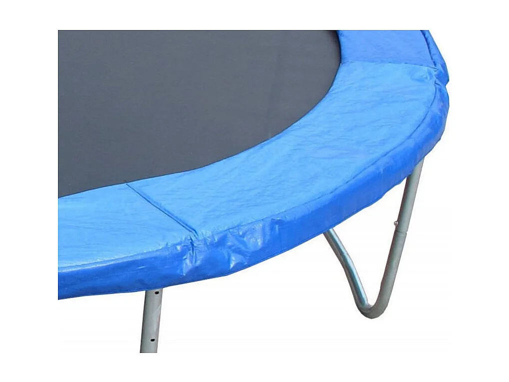 Trampoline pour enfant 14Ft ø427cm avec coussin de protection Bleu, Echelle et Filet de sécurité