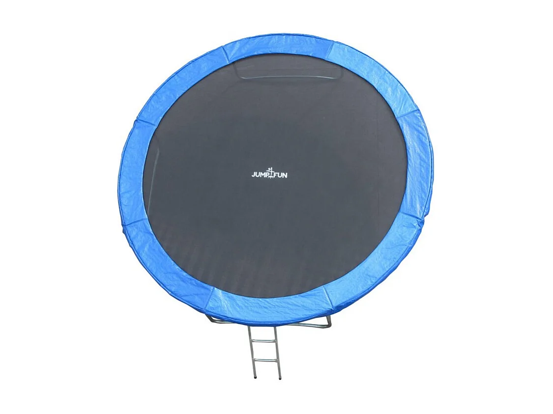 Trampoline pour enfant 14Ft ø427cm avec coussin de protection Bleu, Echelle et Filet de sécurité