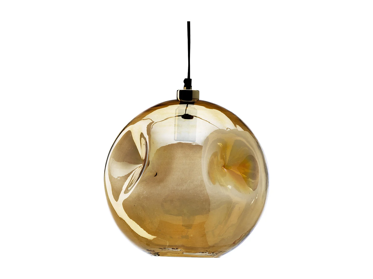 La Lampe Suspendue Bubbella - Pale Gold