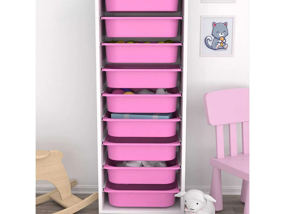 Meuble de rangement 9 tiroirs Zola