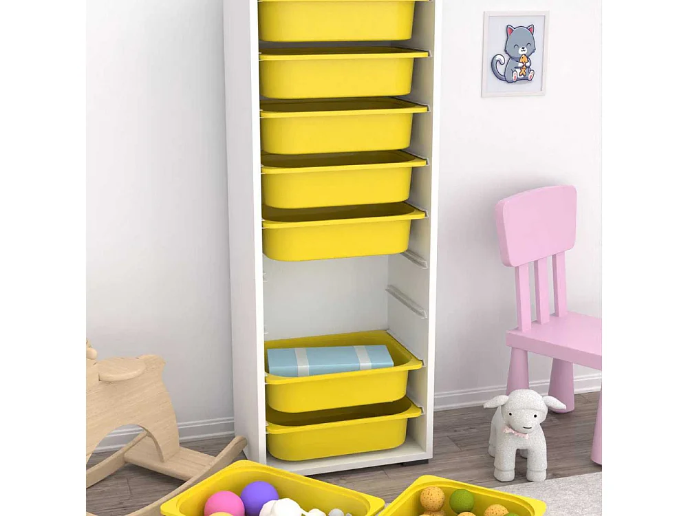 Meuble de rangement 9 tiroirs Zola