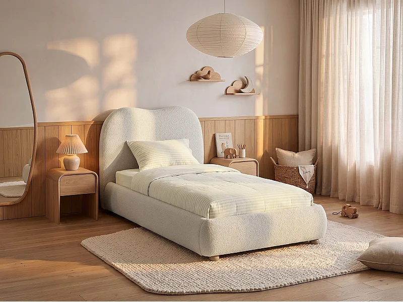 Bett mit Bettkasten 90x200 cm