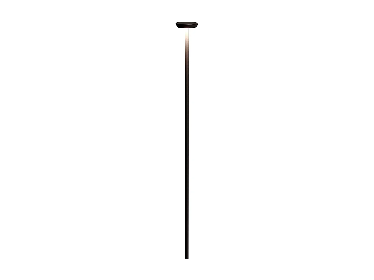Lampadaire solaire en aluminium PIN MIDI H148cm