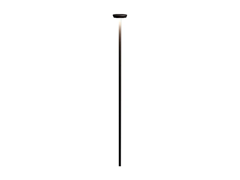 Lampadaire solaire en aluminium PIN MIDI H148cm
