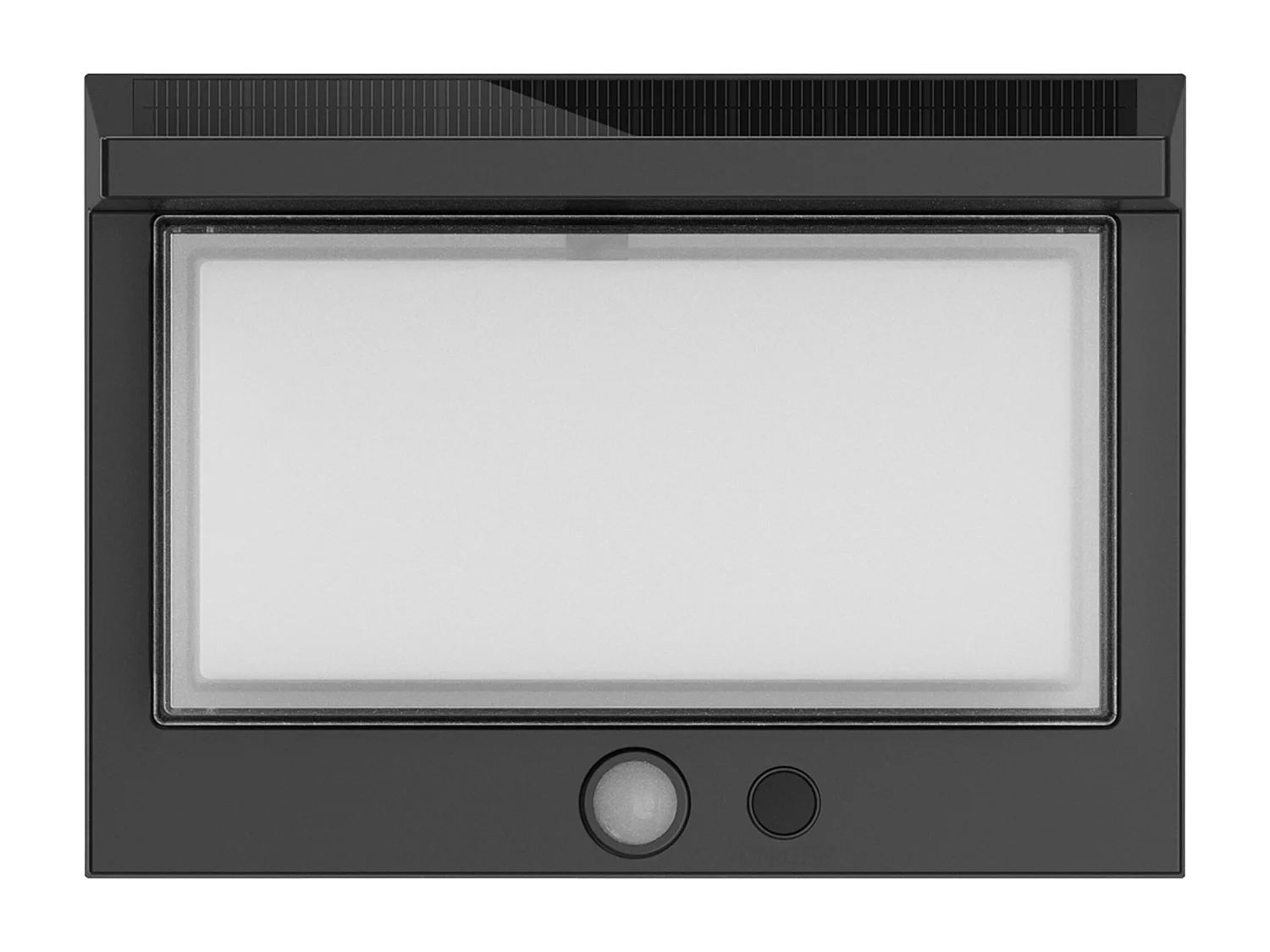 Applique murale solaire ZEANY Noir Acier H9cm